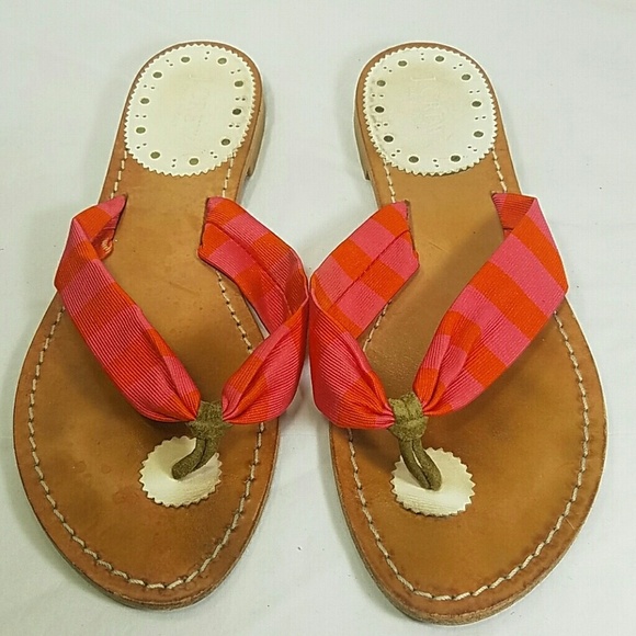 J. CREW Flip Flop Sandals Size 8 - Picture 3 of 6